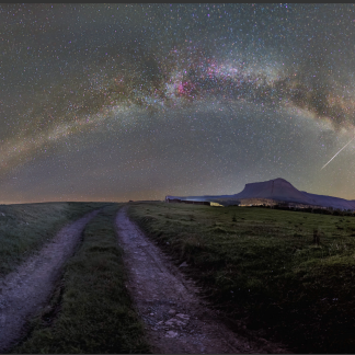 A Crowd of Stars over Bare Benbulben's Head