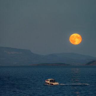 Harvest Supermoon from Aughris