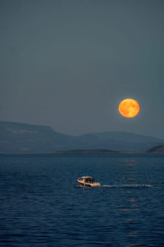 Harvest Supermoon from Aughris